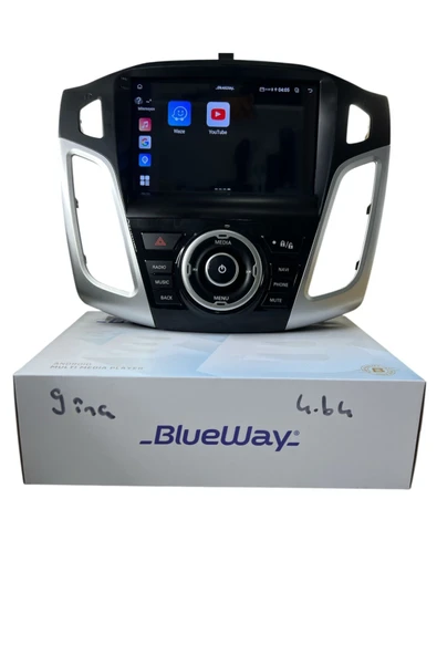 Ford Focus 3-3.5 GRİ BLUEWAY 4-64 PROFESYONEL OEM MULTİMEDİA - 5