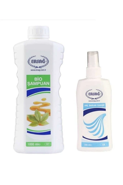 ERSAĞ BİO ŞAMPUAN 1000 ML + SAÇ TONİĞİ ürün görseli