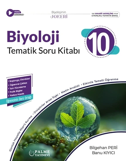 Palme Yayıncılık 10. Sınıf Joker Biyoloji Soru Kitabı