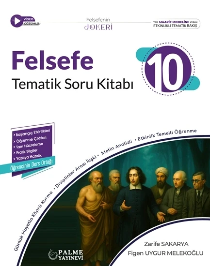 Palme Yayıncılık 10. Sınıf Joker Felsefe Soru Kitabı