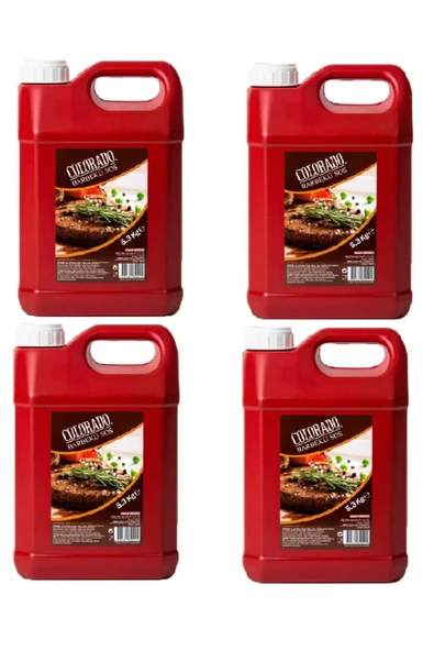 5300 gr Barbekü Sos * 4 Adet Toplam 21,200 gr