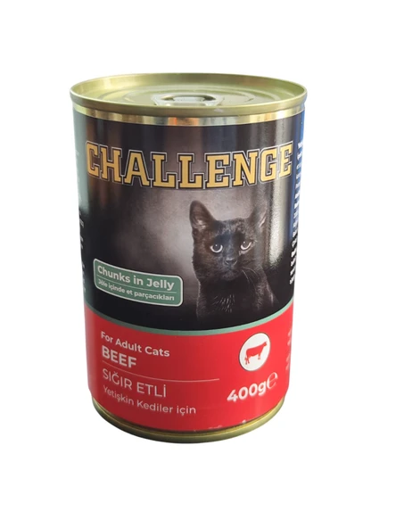 Dana etli (Beef) Yetişkin Kedi Konservesi 400 gr X 12 Adet