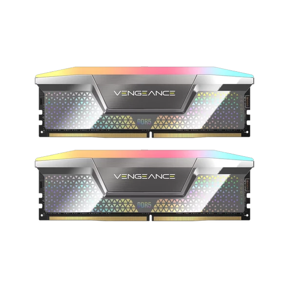 CORSAIR 48GB (2x24GB) Vengeance RGB 8400MHz CL40 DDR5 Siyah Dual Kit Ram