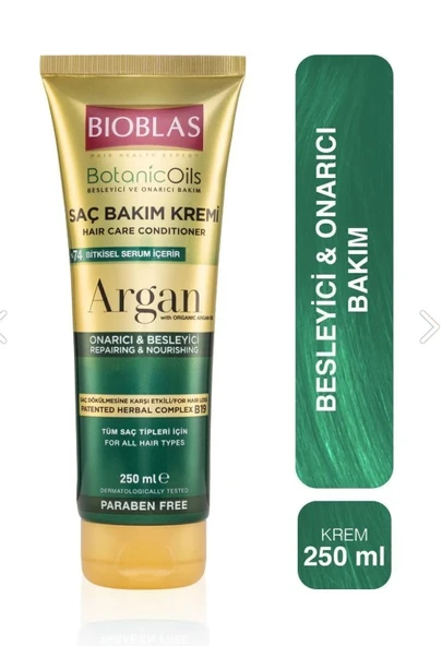 Bioblas Saç Kremi Botanic Oils Argan 250 Ml - 1