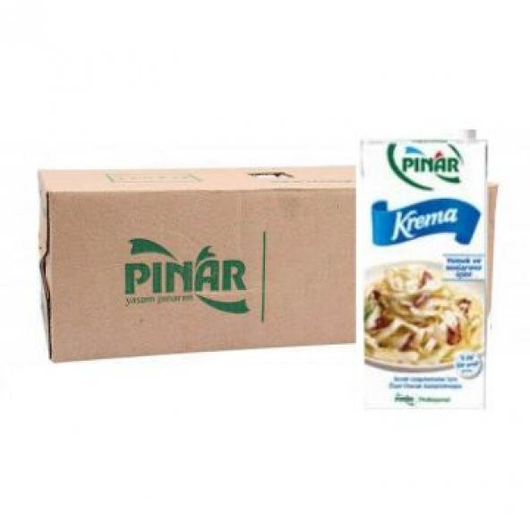 Pınar Krema Sıcak Edt 1 Lt x 12 Adet % 18 Yağlı
