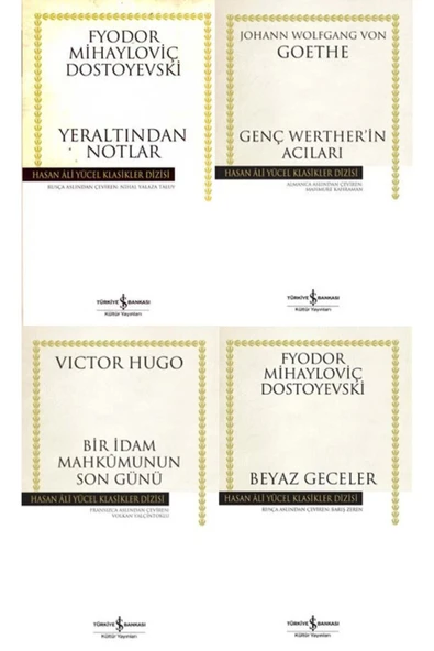 Mutlaka Okunması Gereken 4 Kitap Dünya Klasikleri Seti Beyaz Geceler-yeraltından Notlar