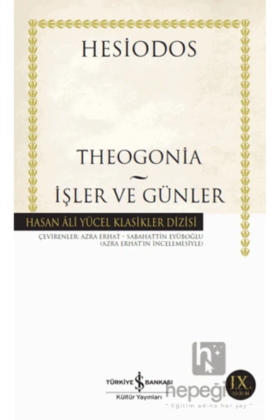 Hasan Ali Yücel Klasikleri - Theogonia - Işler Ve - 2