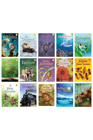 Tübitak Popüler Bilim Ilk Okuma Kitapları 15 Kitap Set (7+ Yaş) Set 1