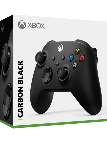 Microsoft Xbox Wireless Controller 9. Nesil Carbon Black Siyah Orjinal ürün görseli