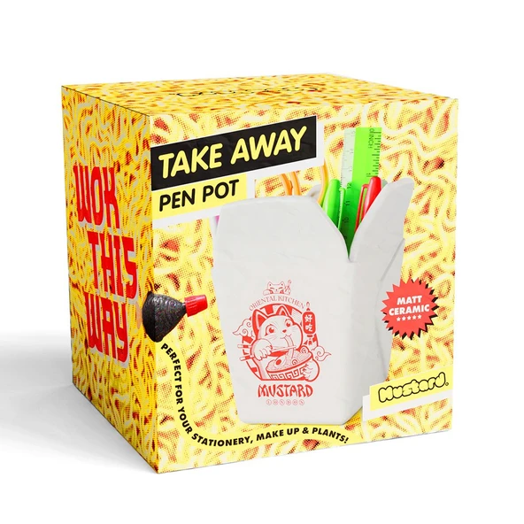 Mustard Noodle Seramik Kalemlik - Resim 4