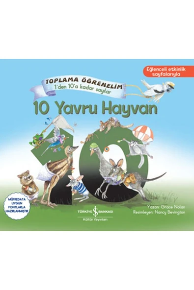 10 Yavru Hayvan - Toplama Öğrenelim 1'den 10'a Kadar Sayılar