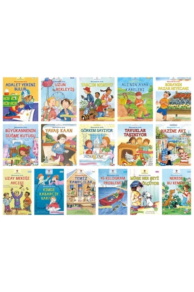 Tübitak Yayınları Matematik Her Yerde Serisi 16 Kitap Set 7 Yaş