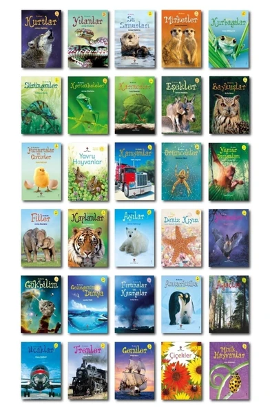 Tübitak Popüler Bilim Ilk Okuma Kitapları 30 Lu Set (1. SINIF VE OKUL ÖNCESİ) Set