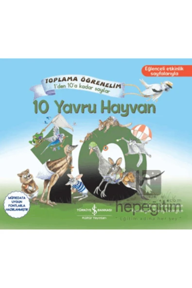 10 Yavru Hayvan - Toplama Öğrenelim 1'den 10'a Kadar Sayılar - 2