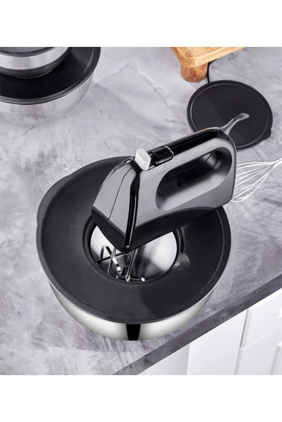 Çelik 5 Parça Rendeli Kase Saklama Ve Karıştırma Kabı 24cm - 4