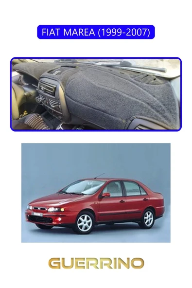 FIAT MAREA 1999-2007TORPİDO KORUMA HALISI MAVİ KENAR ürün görseli 1