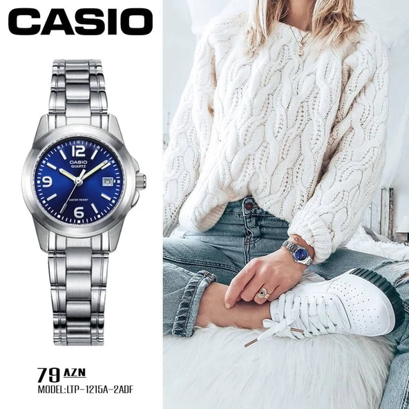 CASIO LTP-1215A-2ADF KOL SAATİ - Resim 3