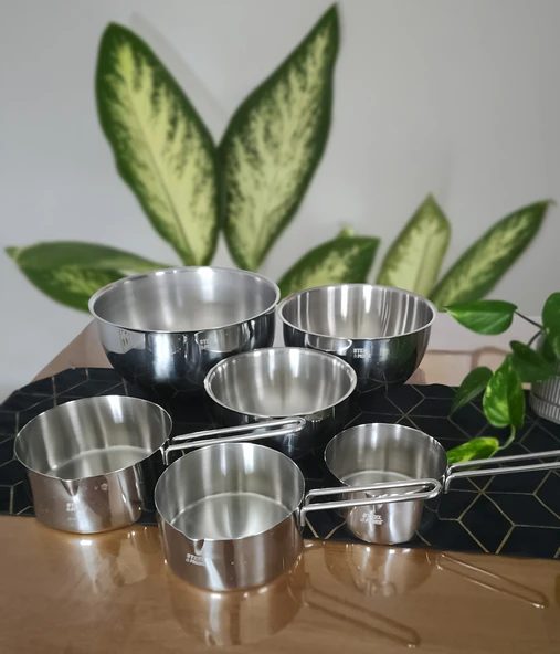 Steel&More  3'lü Çelik Kase ve Kaçerola Set 6 Parça - 2