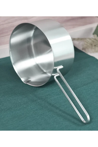 Steel&More  Çelik Kaçerola Sosluk Sütlük 16cm - 4