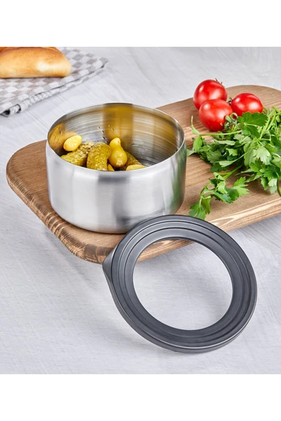 Steel&More  Çelik 12cm Saklama Kabı - 2