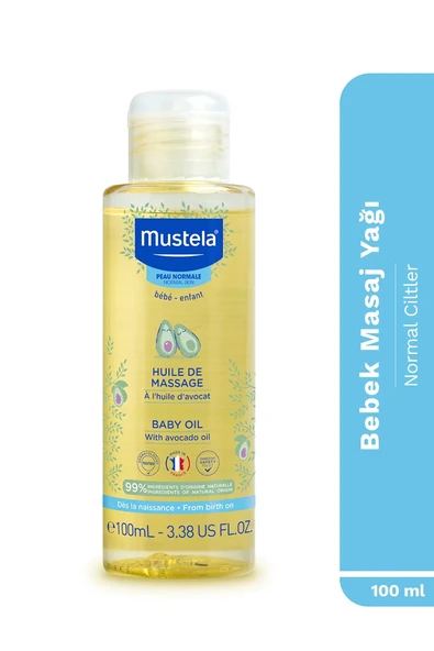 Mustela Avokado Yağı İçeren Bebek Masaj Yağı 100 ml