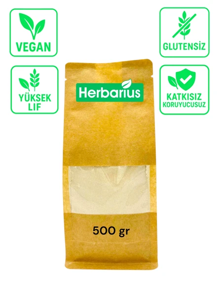 Herbarius Karnıyarık Otu Tozu 500 gr (Psyllium Husk Powder) ürün görseli