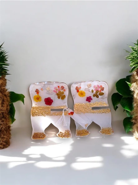 Epoksi  El Emeği Kuranı Kerim Rahle Standı Organizeri Çeyizlik - 4