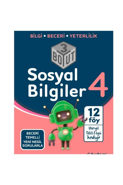 Tudem 4.Sınıf Sosyal Bilgiler 3 Boyut 12 Föy