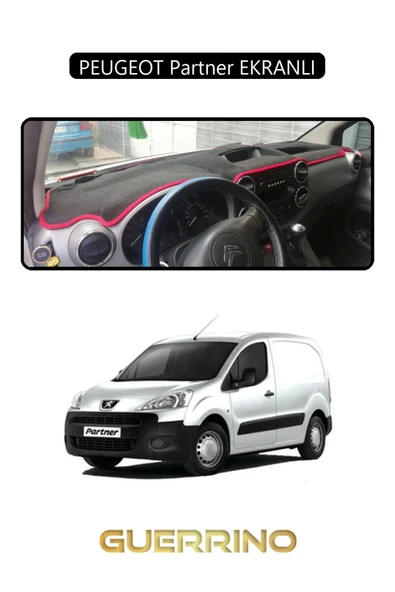 PEUGEOT Partner EKRANLITORPİDO KORUMA HALISI SİYAH KENAR ürün görseli 1