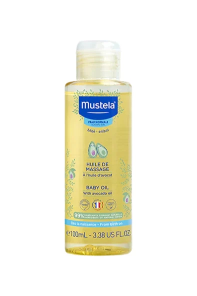 Mustela Avokado Yağı İçeren Bebek Masaj Yağı 100 ml - 2