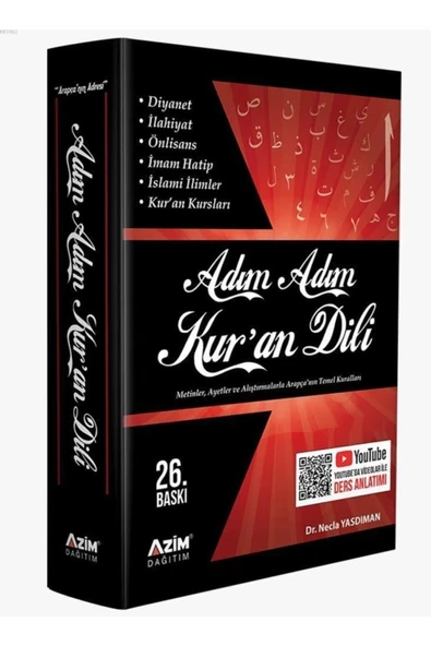 Adım Adım Kuran Dili Dr.Necla Yasdıman Büyük Boy Ciltli Azim Dağıtım