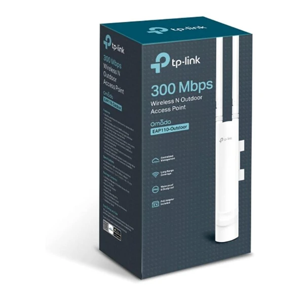 Omada Tp-Link EAP110 Outdoor 300 Mbps Kablosuz Dış Mekan Access Point - 3