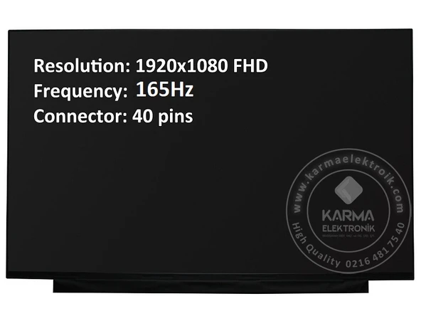 HP Victus Gaming 16-r0028nt (7P6L2EA) Notebook uyumlu Lcd Ekran, Panel - V2 QHD 165Hz - 2