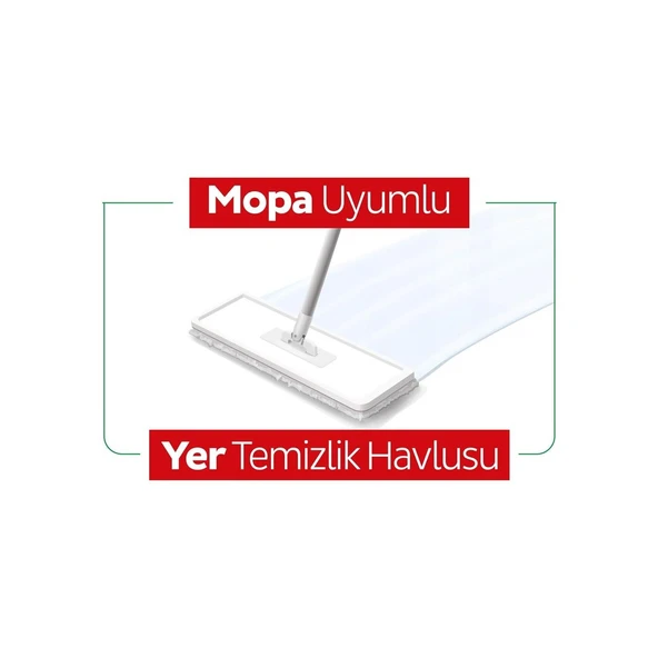 Sleepy Çamaşır Suyu Katkılı Mopa Uyumlu  Islak Mendil 50'li x 3 ve ROSIE - Resim 4