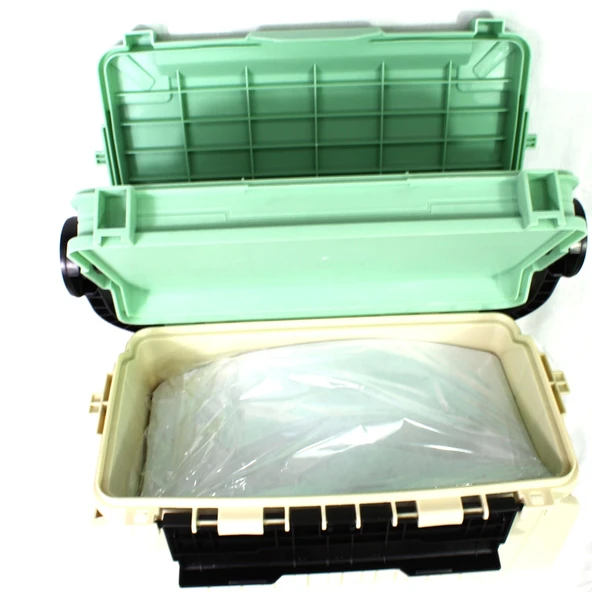 Captain 7231 Profesyonel Surf ve Spin Takım Çantası 2 Kamış Tutucu 43x24x28cm - 8