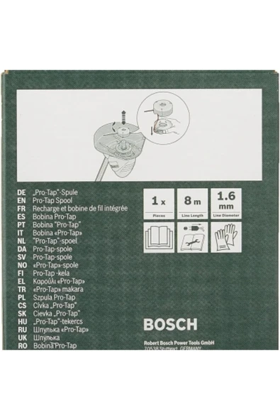 BOSCH Tüm EASY ve COMBITRIM ler uyumun Yedek Misina 8 Metre 1,6 Mm - 4