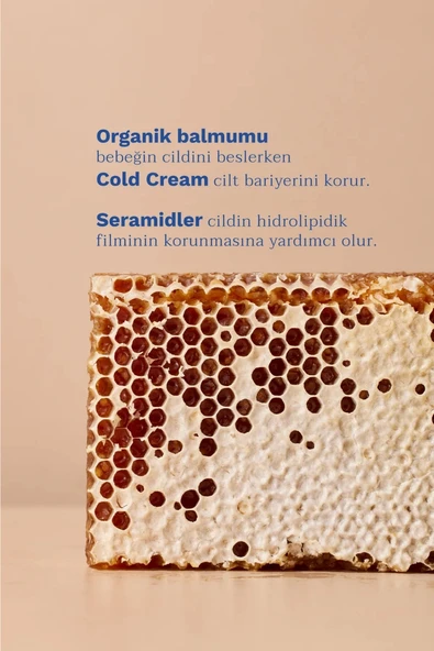 Mustela Cold Cream ve Organik Balmumu İçeren Kuru Ciltler İçin Besleyici Bebek Yüz Kremi 40 ml - 3