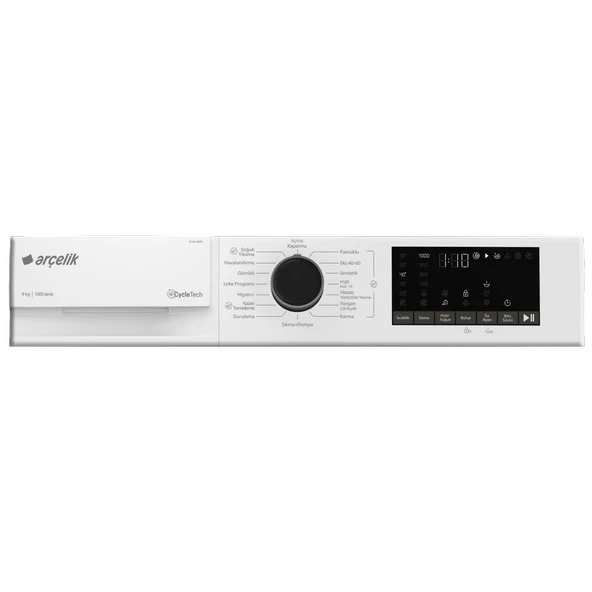Arçelik 9100 DMX 9 kg 1000 Devir Çamaşır Makinesi - 7