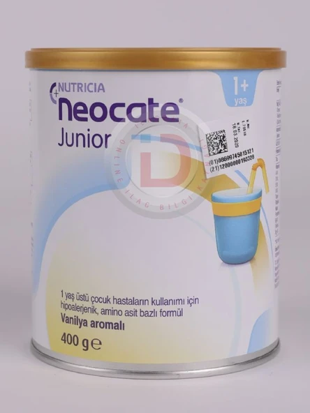 Milupa Neocate Junior 1+ Vanilya Aromalı Özel Tıbbi Amaçlı Gıda