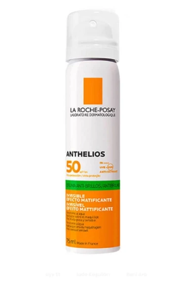 La Roche Posay Anthelios Parlama Karşıtı SPF50+ Güneş Koruyucu Mist 75ml ürün görseli 1
