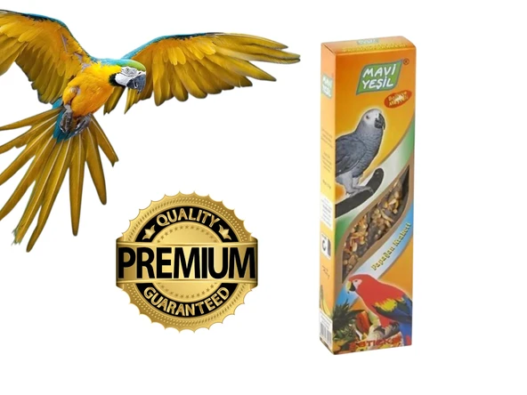 Papağan Tam Beslenme Seti – Yemi, Krakeri, Mineral Katkısı - 3