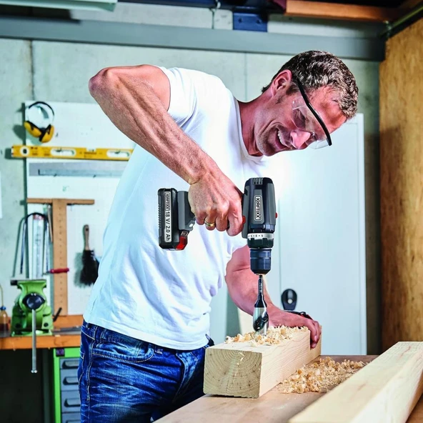 Kraftixx by Einhell KX-AS 18 Li Kit Akülü Darbesiz Vidalama Matkap 1x2 Amper 4514000 - Resim 6