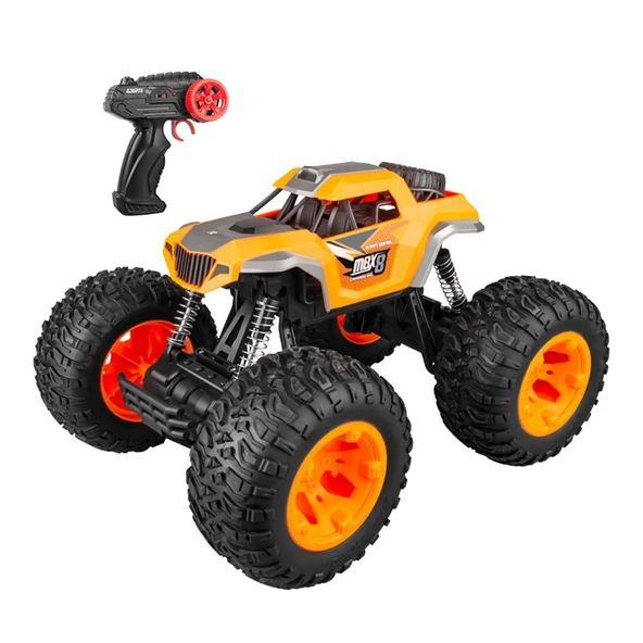 Kumandalı 33 CM Dev Off-Road Araba 15KM/H Hızlı, Şarjlı, 2.4GHz RC Tırmanıcı Arazi Aracı 9030-3F