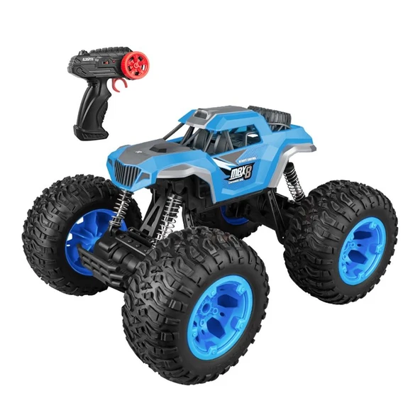 Kumandalı 33 CM Dev Off-Road Araba 15KM/H Hızlı, Şarjlı, 2.4GHz RC Tırmanıcı Arazi Aracı 9030-3F