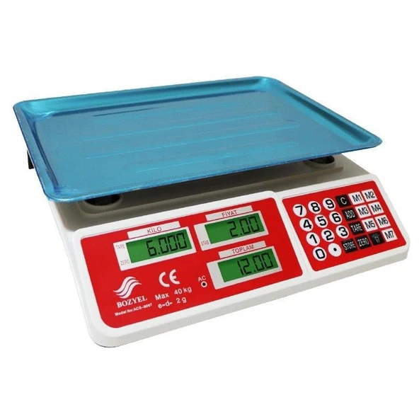 Avmdepo  Bozyel ACS-809T 40 Kg Elektronik Terazi - 6
