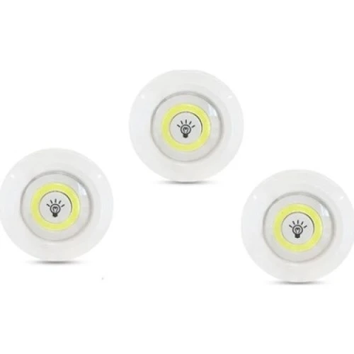 Kablosuz Uzaktan Kumandalı 3lü Led Lamba Seti - 2