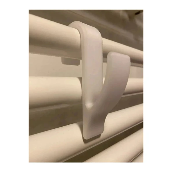 Beyaz Havlupan Askısı 2 Adet Havlu Askılık ürün görseli 1