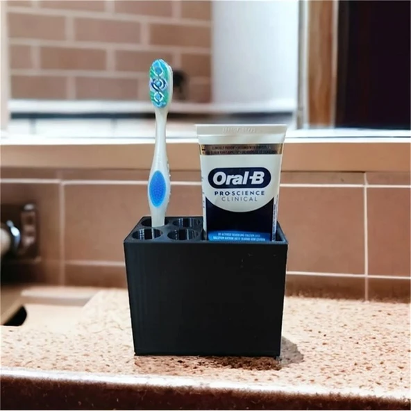 Mini Diş Fırçalık ve Diş Macunluk ürün görseli 1