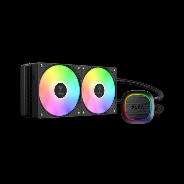 Gamdıas Aura Gl240 V2, 240mm, Rgb, 2 Fanlı, Cpu Sıvı Soğutma