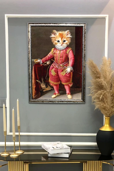 Kedi Tablosu Portresi 50x70CM - 2